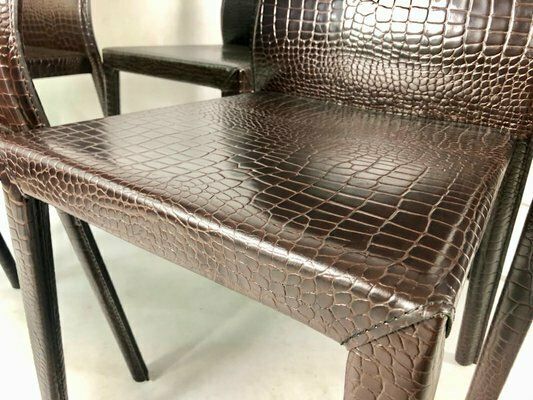 2476.0 Margot Dining Chair By Elena & Guido Cattelan For Cattelan Italia, Set Of 6 photo