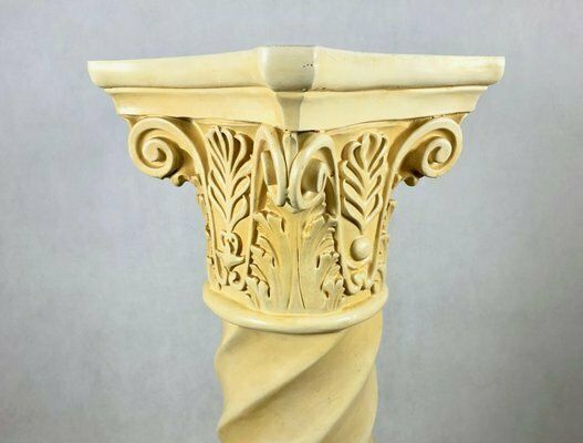 Vintage Roman Column Flower Stand Pedestal, 1980s photo Home Decor