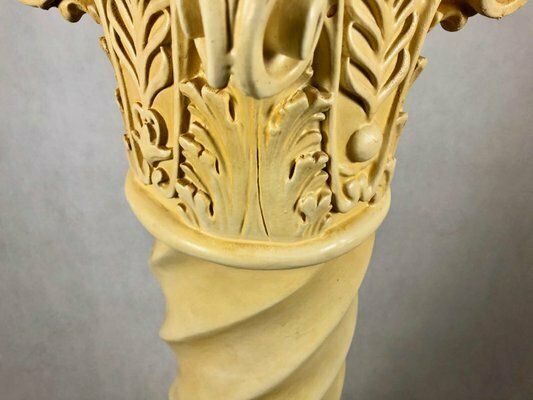 239.0 Vintage Roman Column Flower Stand Pedestal, 1980s photo