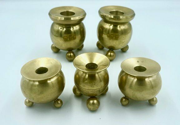 Candlesticks From Gusum Bruk, Sweden, 1982, Set Of 5