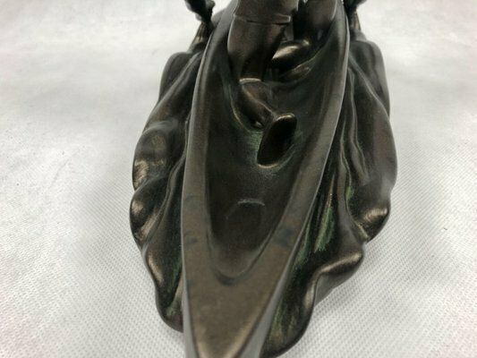 Jihokera, Sculpture Of Two Rowers, Czechoslovakia, 1960s photo Art