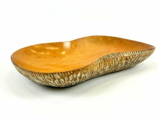 Italian Wooden Bowl By Aldo Tura For Macau Cusan, Milan, 1950s photo for sale