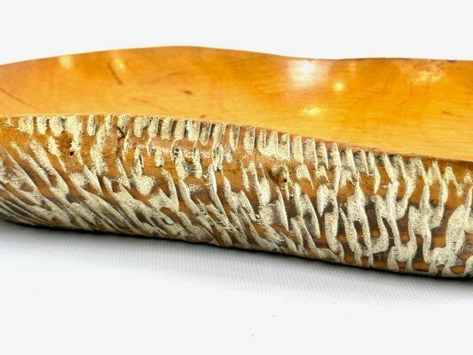 Home Decor Italian Wooden Bowl By Aldo Tura For Macau Cusan, Milan, 1950s photo