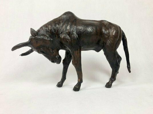 Vintage Papier Mâché Buffalo Figure, 1970s photo buy