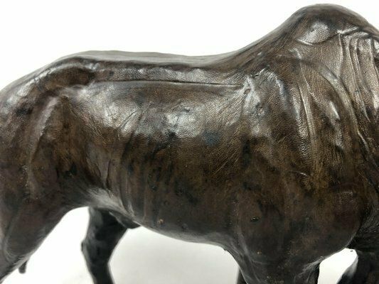 180.0 Vintage Papier Mâché Buffalo Figure, 1970s photo