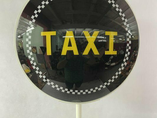 photo furniture Yellow Cab New York Taxi Floor Lamp/Sign, 1990s