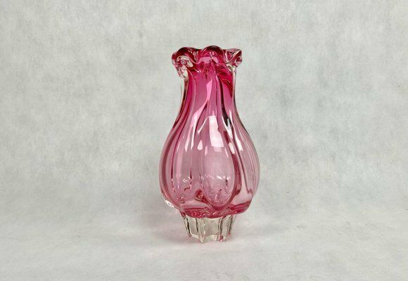 Bohemian Glass Vase Attributed To Josef Hospodka For Chribska, 1960s photo furniture