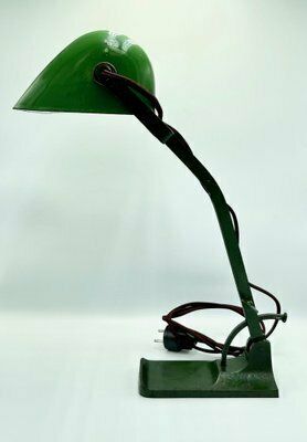 Vintage Bankers Desk Lamp From Astral, 1940s photo furniture