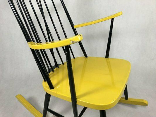 Mid Century Rocking Chair Attributed To Lucian Ercolani For Ercol, 1960s photo furniture