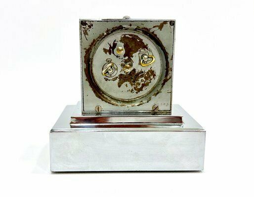 photo furniture Bank Mantel Clock With Money Box By Louis Schwab For Winterthur Leben Vie, 1930s