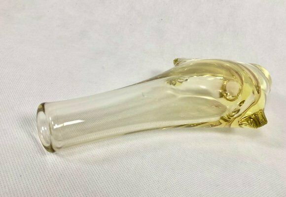 Bohemian Glass Vase Attributed To Miroslav Klinger For Zelezny Brod, 1960s photo buy