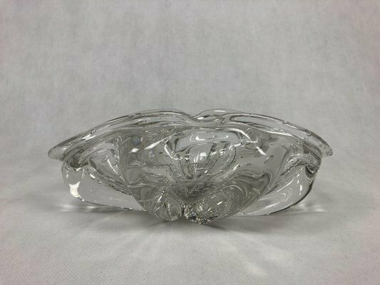 Bohemian Glass Bowl Attributed To Josef Hospodka For Chribska Sklarna, 1960s photo vinterior