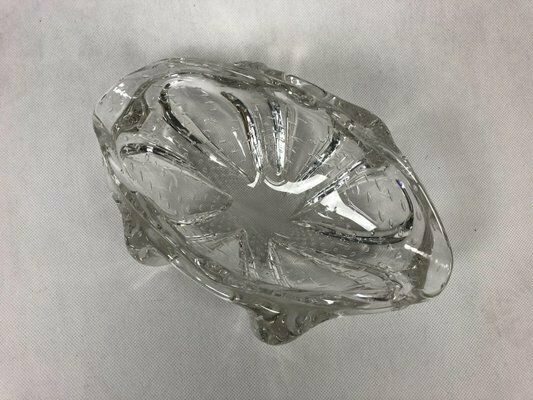 Bohemian Glass Bowl Attributed To Josef Hospodka For Chribska Sklarna, 1960s photo buy