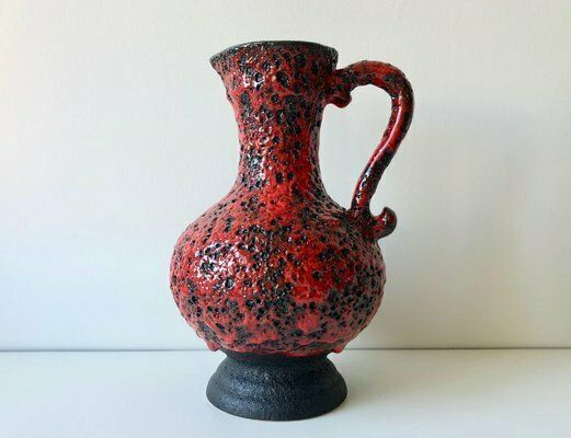 Cermic Fat Lava Pitcher No 70 20 From Walter Gerhards, 1970s, 1960s photo Home Decor