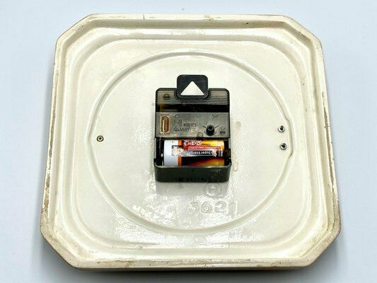 Ceramic Kitchen Wall Clock From Wlh, 1960s photo buy
