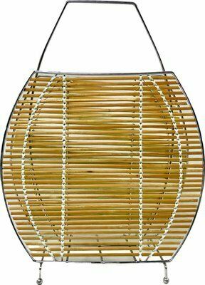 Modernist Bamboo And Steel Magazine Rack, 1980s