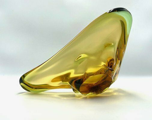 Art Glass Bowl Attributed To Frantisek Zemek For Sklana Mstisov, 1960s photo for sale