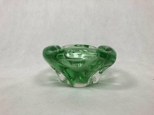 Art Glass Ashtray By Josef Hospodka For Chribska Sklarna, 1960s photo for sale