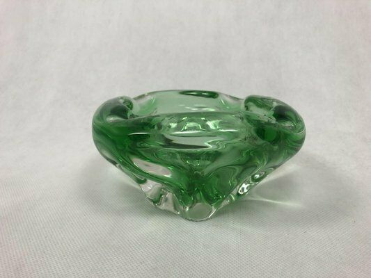 Art Glass Ashtray By Josef Hospodka For Chribska Sklarna, 1960s photo Home Decor