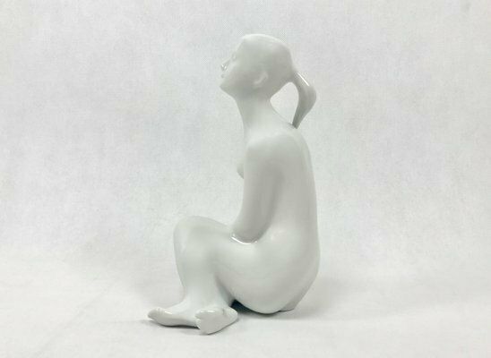 Nude Statue By J. černoch For Royal Dux Bohemia, 1960s photo buy