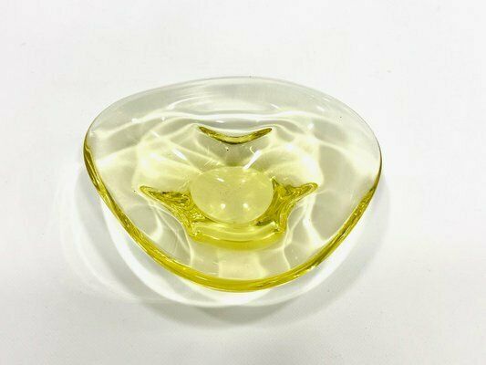 Art Glass Bowl Attributed To Miroslav Klinger For železný Brod, 1960s photo furniture