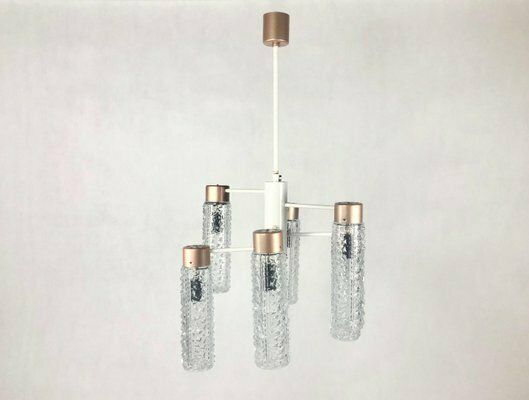 Mid Century Cascade Chandelier From Elektro Instala Jilove U Decina, 1970s photo furniture