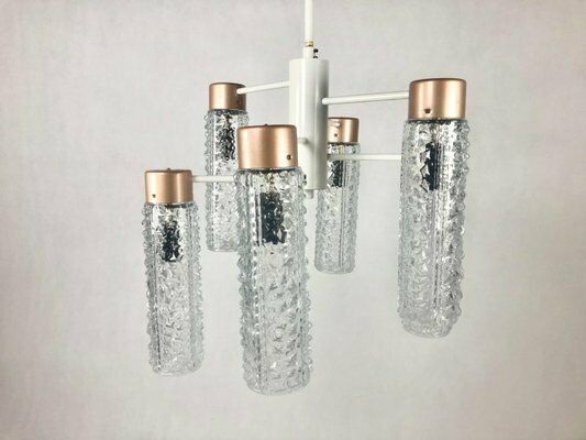 photo furniture Mid Century Cascade Chandelier From Elektro Instala Jilove U Decina, 1970s
