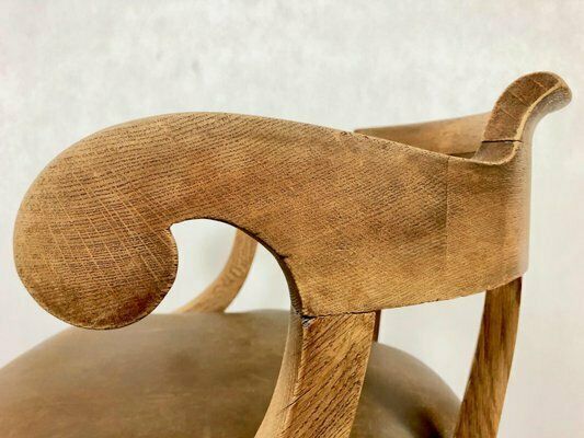 photo for sale Louis Philippe Office Chair In Oak, 1800s