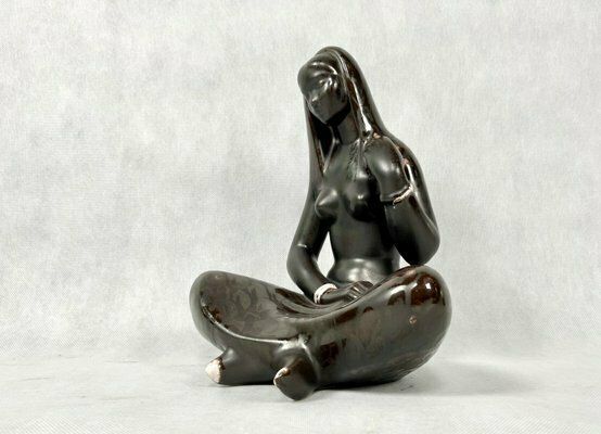 African Woman Figure By Jitka Forejtova For Keramia Znojmo, 1960s photo for sale