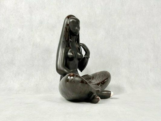 African Woman Figure By Jitka Forejtova For Keramia Znojmo, 1960s photo Home Decor