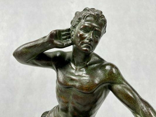 French No 172 Plaster Sculpture By R. Volpi For Ambivalenz, 1920s photo vintage