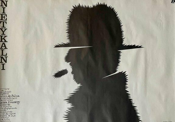 Untouchables Polish Movie Poster By Mieczysław Wasilewski, 1988