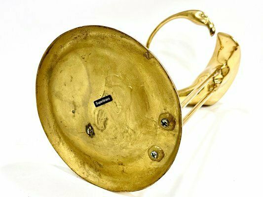 Regency Brass Flamingo Umbrella Stand, 1960s photo vinterior