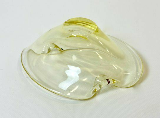 Art Glass Ashtray Attributed To Miloslav Klinger For železný Brod, 1960s photo Home Decor