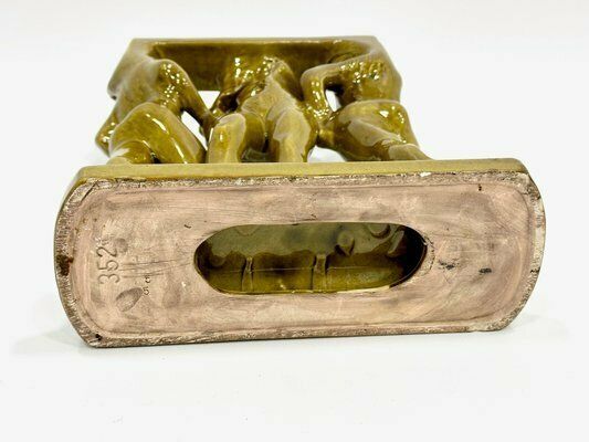 Figurine Of Three Graces In The Bathhouse Attributed To Zdeněk Farnik For Jihokera Bechyně, 1975 photo buy