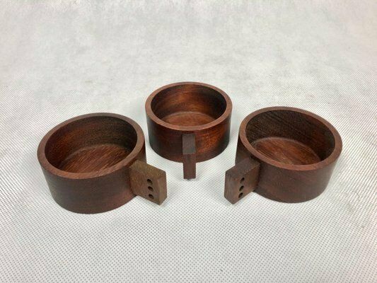 Vintage German Glasses From Veb Holz Naumburg, 1960s, Set Of 3 photo for sale
