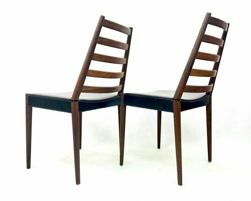 Mid Century Teak Dining Chair, 1960s, Set Of 2 photo vintage