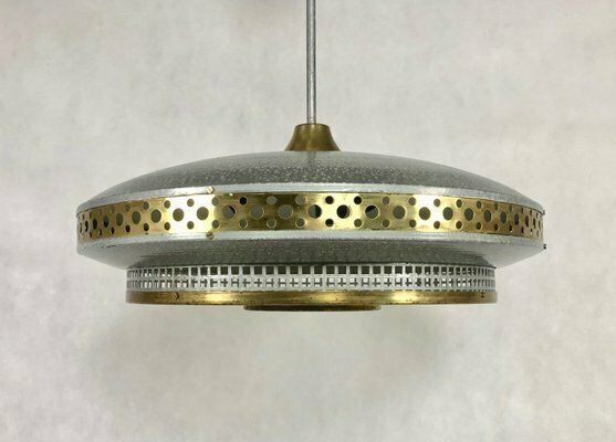 Space Age Ufo Pendant Lamp By Ludib Bratislava, 1950s photo for sale