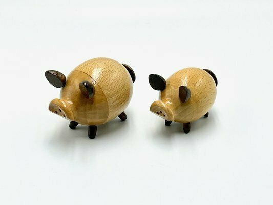 Salt And Pepper Pigs Shakers, 1970s, Set Of 2 photo furniture