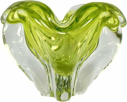 Art Glass Ashtray By Josef Hospodka For Chribska Sklarna, 1960s