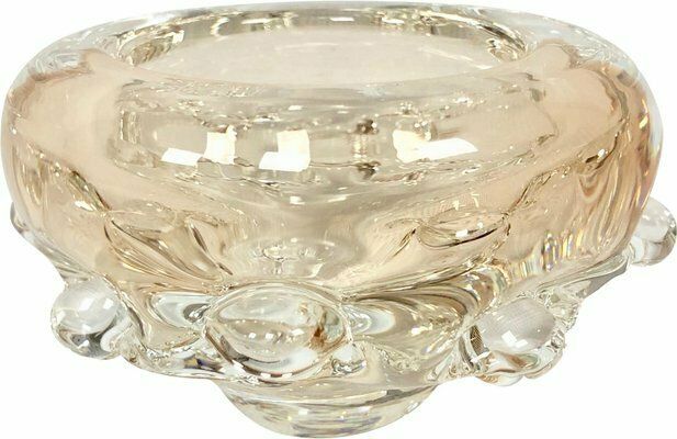 Art Glass Bowl By Josef Hospodka For Chribska Sklarna, 1960s