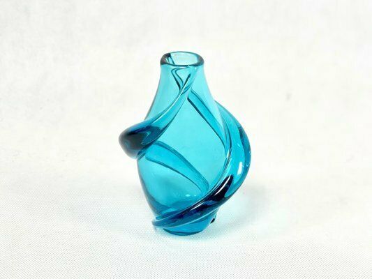 Art Glass Vas Attributed To Frantisek Zemek For železny Brod, 1950s photo 189.0