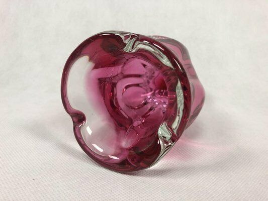 Bohemian Glass Table Vase Attributed To Josef Hospodka For Chribska, 1960s photo for sale