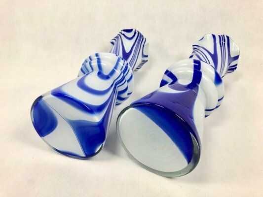Vintage Murano Opaline Florence Vase Attributed To Carlo Moretti, 1970s photo vinterior