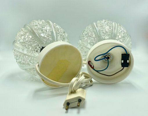 Mid Century Bedside Table Lamps From Aro Leuchten, 1960s, Set Of 2 photo for sale