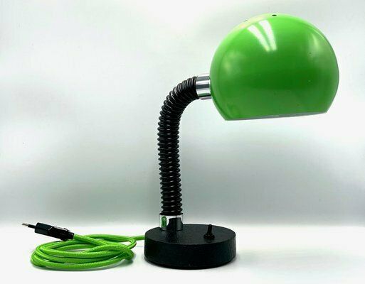 Green Table Lamps By Egon Hiilebrand For Nettelhoff Leuchten Menden, 1960s, Set Of 2 photo Lighting
