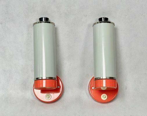 Roller Sconces By Josef Hurka For Napako, 1960s, Set Of 2 photo 545.0