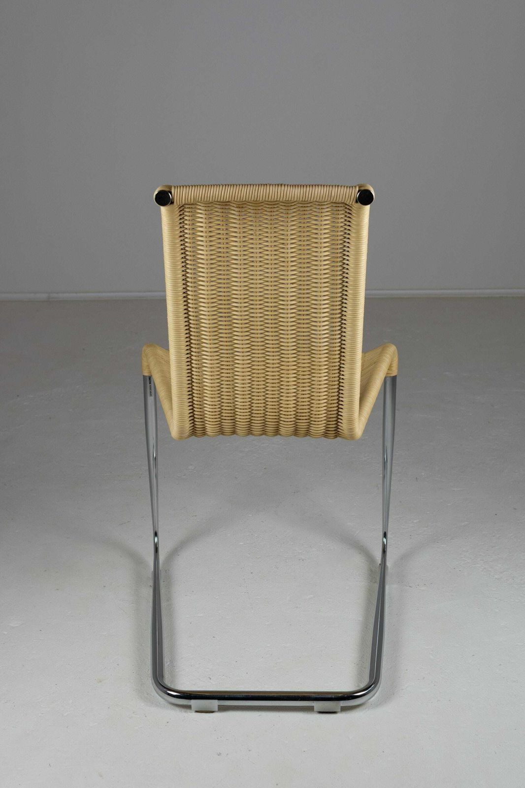 photo furniture B20 Cane And Chrome Cantilever Dining Chairs By Axel Bruchhäuser For Tecta Set Of 4