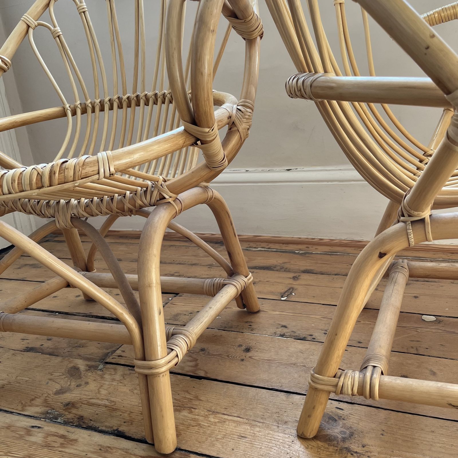 Mid Century French Bamboo Chair photo Furniture