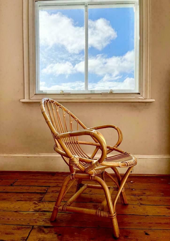 photo vinterior Mid Century French Bamboo Chair